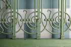 Vienna, Austria. Architectural detail from the Art Nouveau era Art Print
